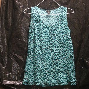 Ann Taylor Leopard Spotted Tank Top #052